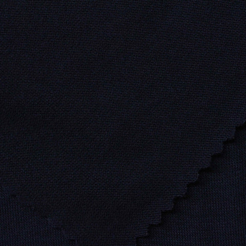 Viscose Stretch Jersey Knit Fabric, 145 gsm, 200 cm — Black