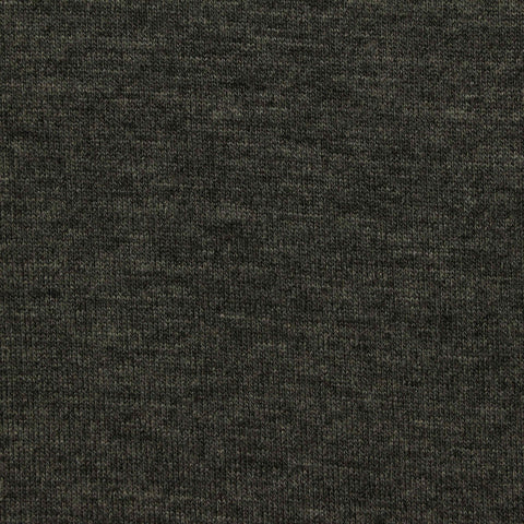 Dark Green Marl Jersey Knit, Viscose, 209 gsm