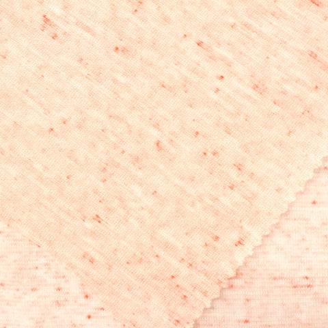 Light Peach Marl Jersey Knit