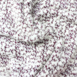 White Marl Chunky Knit, Cotton-Poly