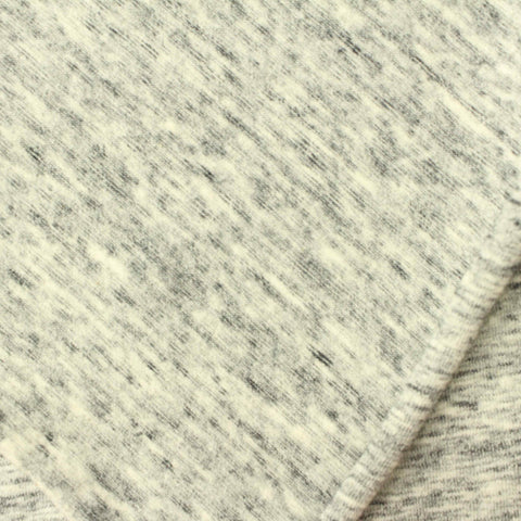 Light Grey Marl Jersey Knit, Cotton, 210 gsm, 150 cm