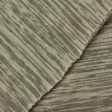 Grey Stripe Jersey Knit, Viscose-Poly