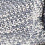 Blue Heathered-Marl Chunky Knit, Cotton-Poly — texture