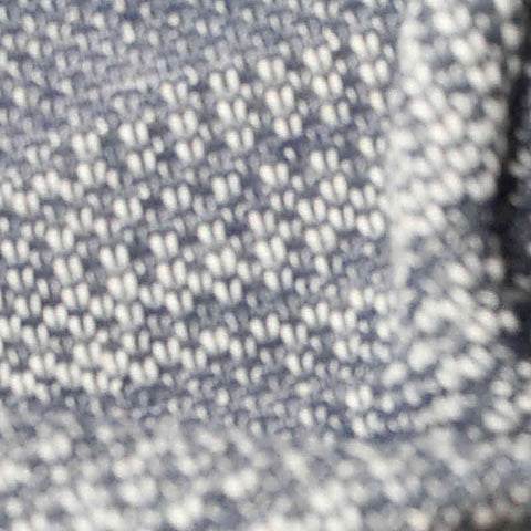 Blue Heathered-Marl Chunky Knit, Cotton-Poly