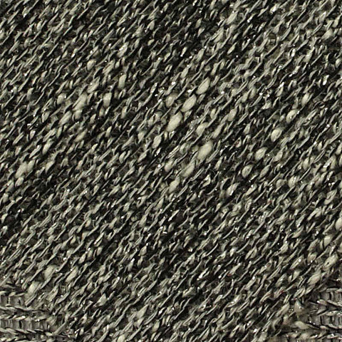 Black Marl Chunky Knit, Poly-Metallic, 200 gsm