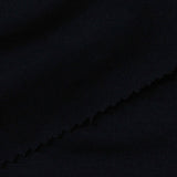 Viscose Stretch Jersey Knit Fabric, 181 gsm, 160 cm — Black