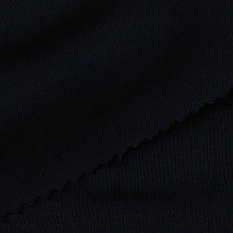 Viscose Stretch Jersey Knit Fabric, 181 gsm, 160 cm — Black
