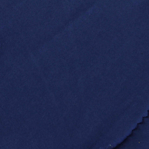 Cotton Polyester Jersey Knit Fabric, 172 gsm, 150 cm — Navy