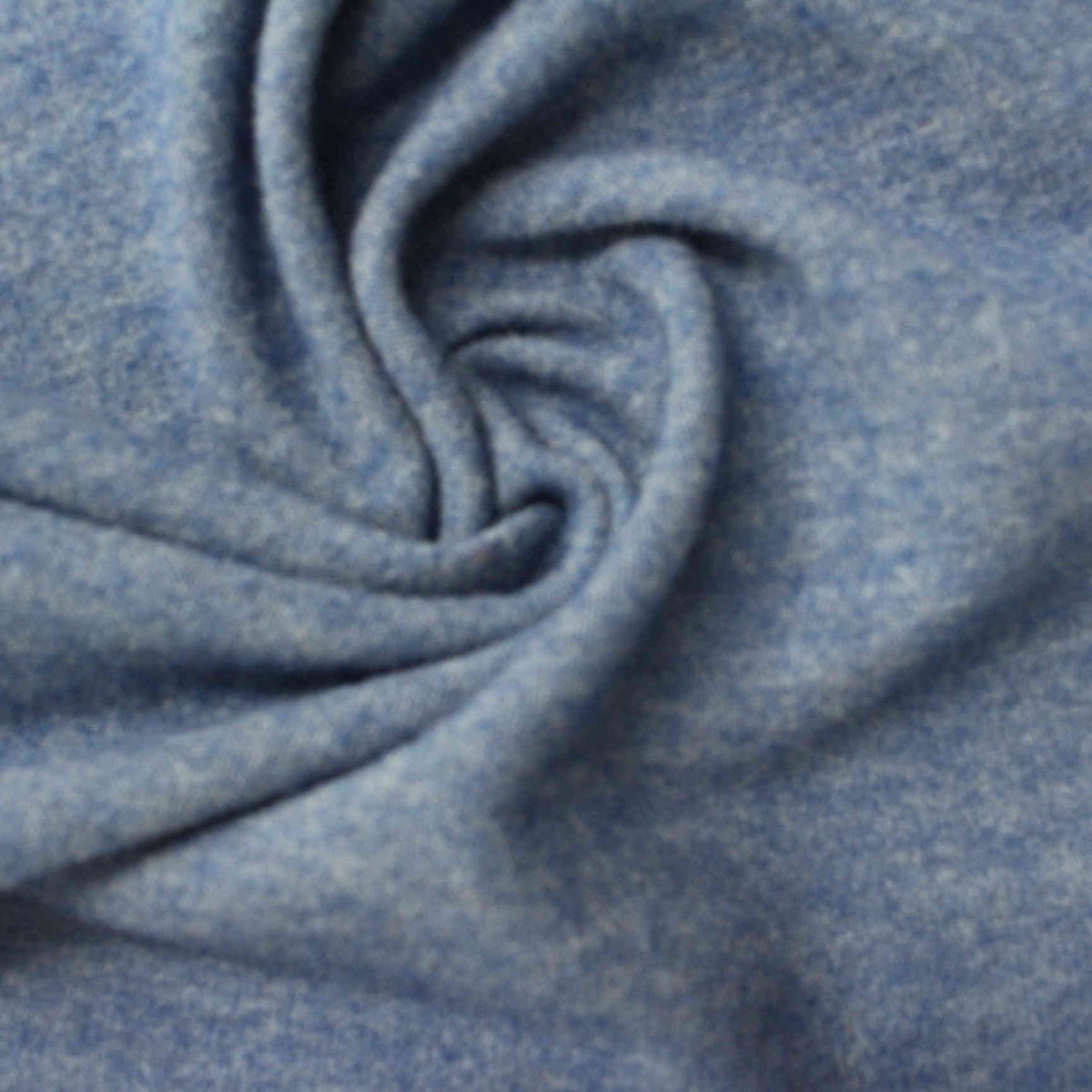 Blue Marl Chunky Knit, 185 gsm