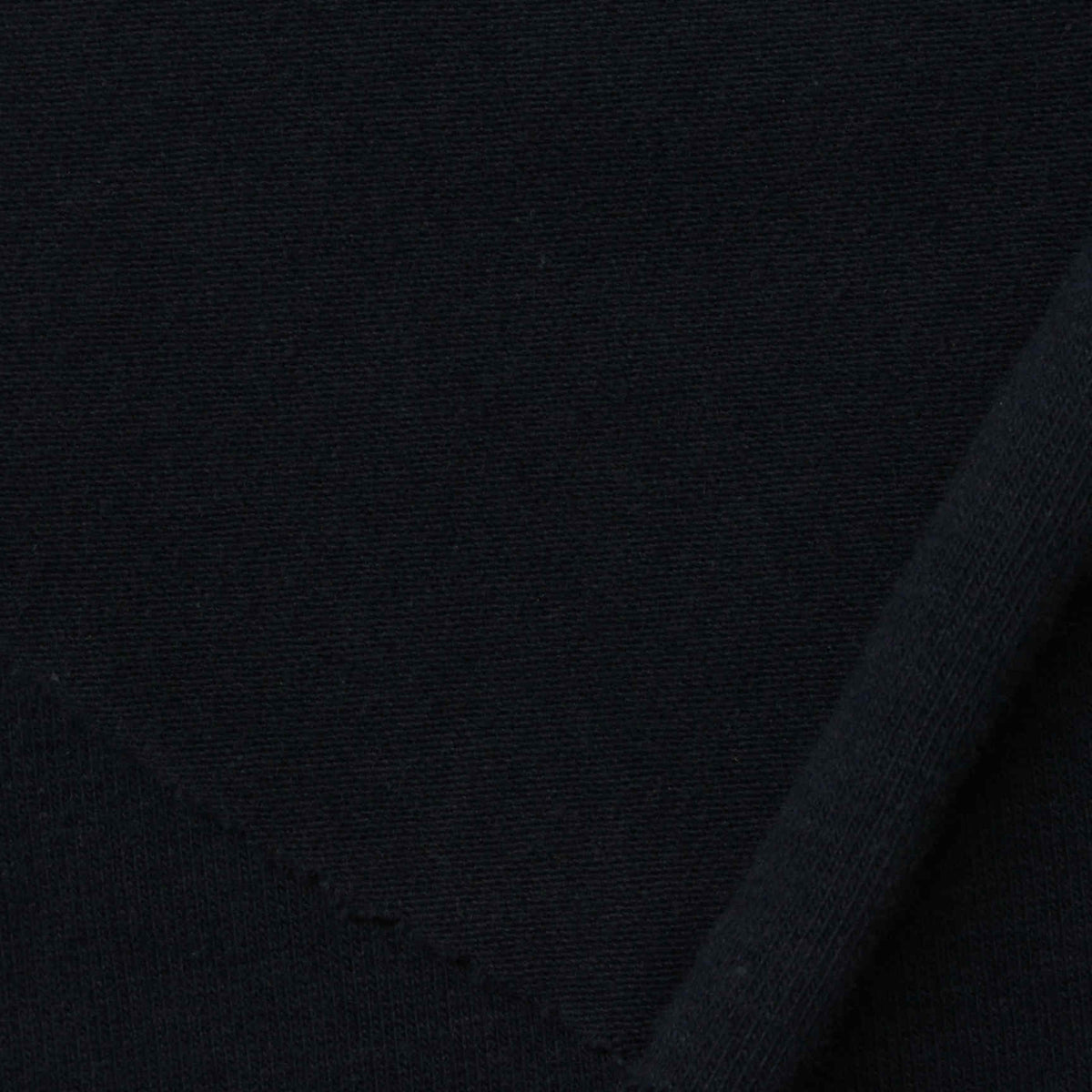 Cotton Stretch Jersey Knit Fabric, 163 gsm, 170 cm — Navy