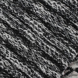 Black Marl Chunky Knit, Cotton-Poly