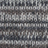 Marled White Horizontal-Stripe Chunky Knit, Polyester — texture