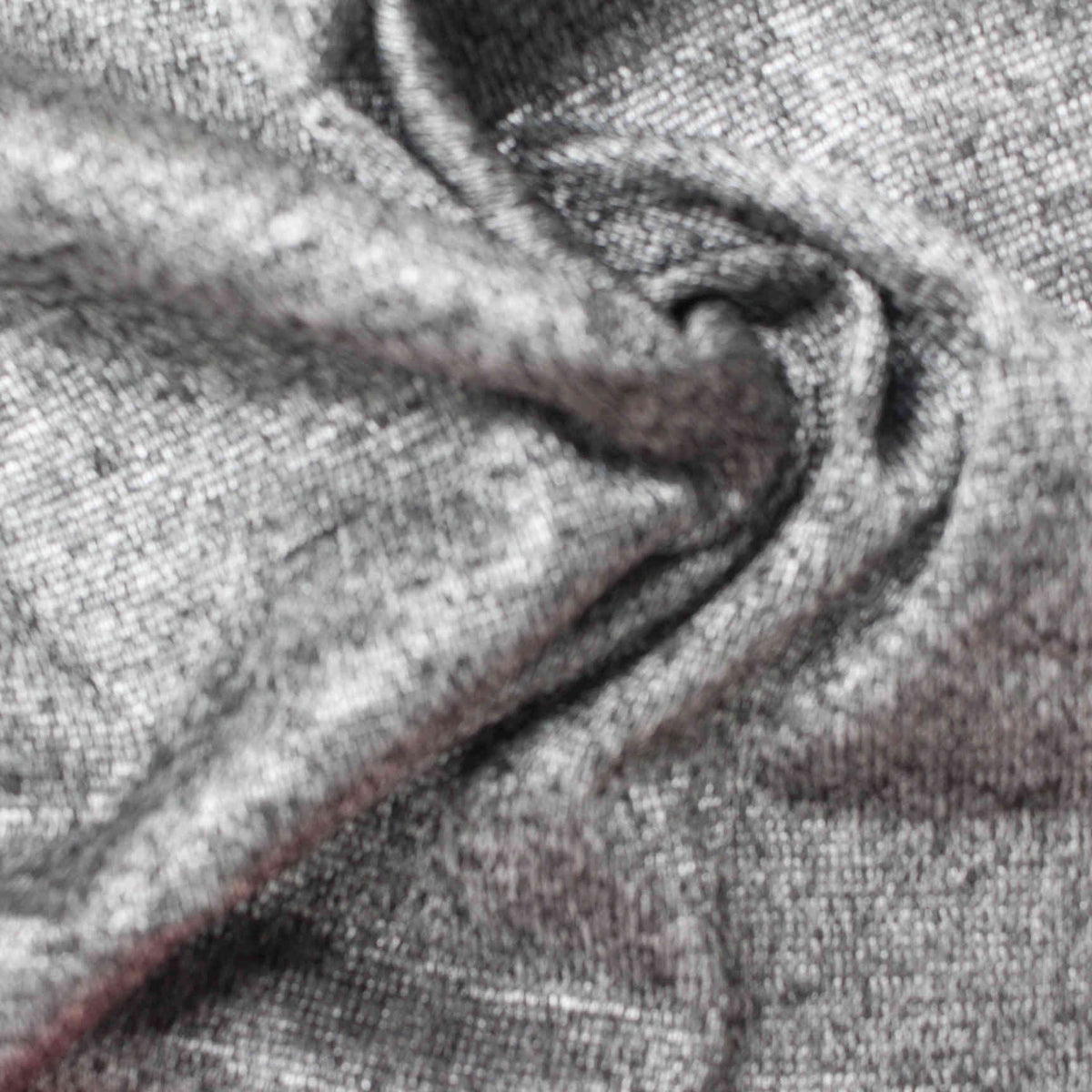 Heather Grey Marl Chunky Knit, Polyester, 185 gsm