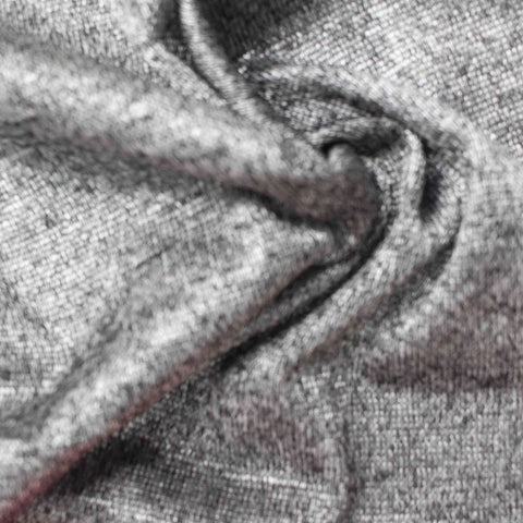 Heather Grey Marl Chunky Knit, Polyester, 185 gsm