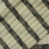 Black Stripes Chunky Knit, Poly-Viscose