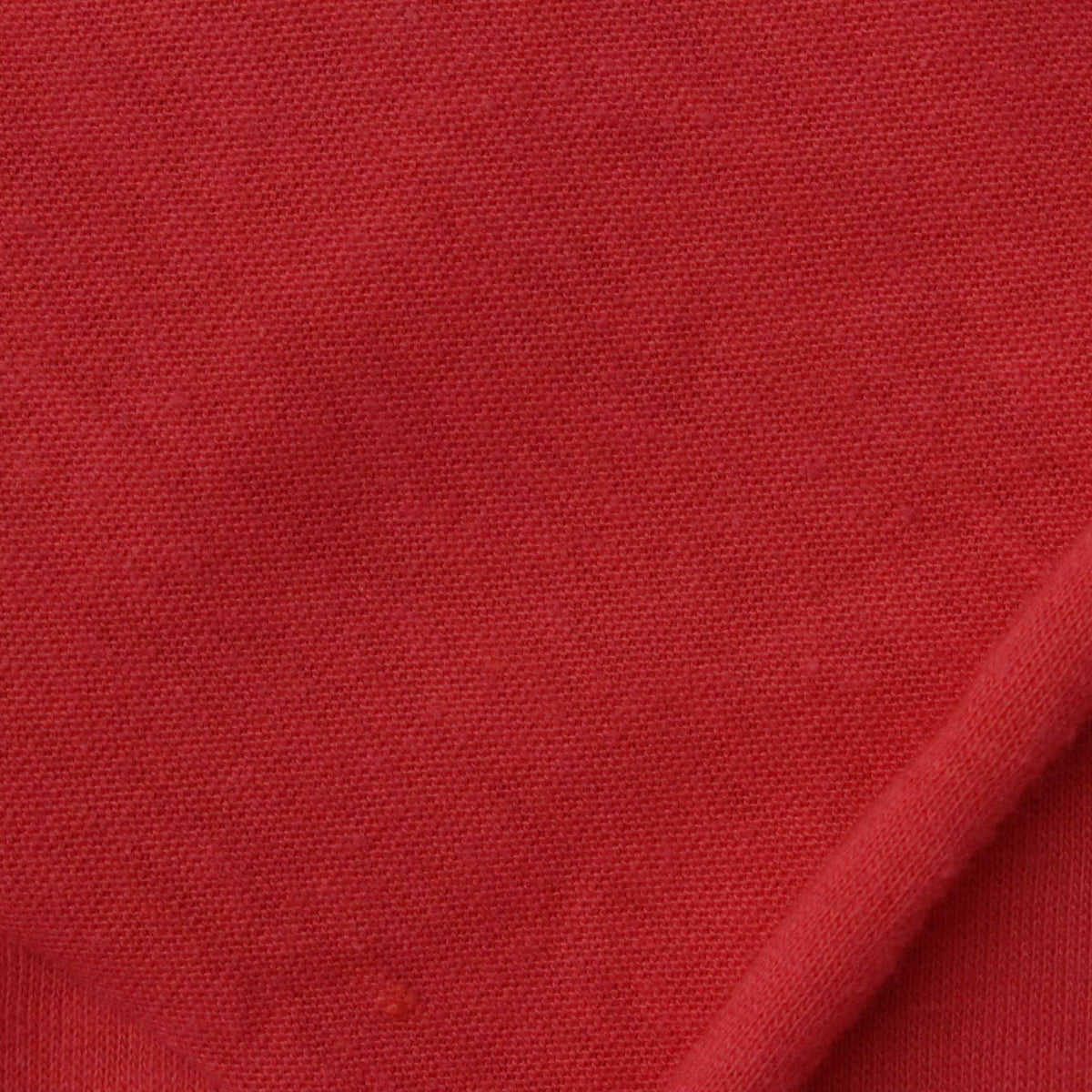 Cotton Polyester Jersey Knit Fabric, 116 gsm, 180 cm — Red