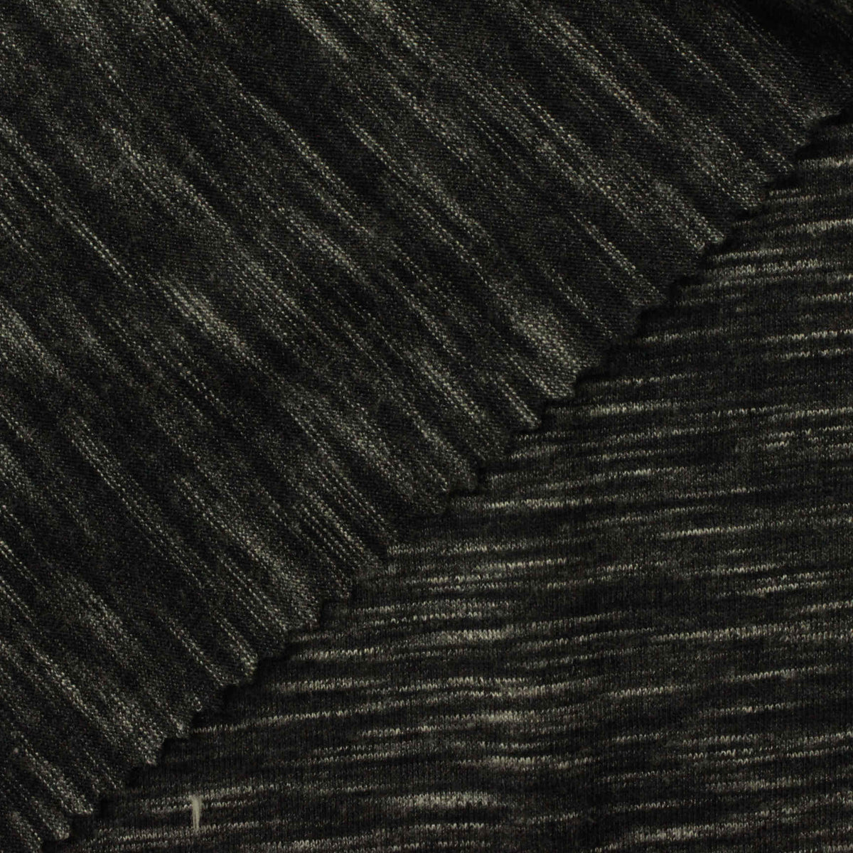 Dark Grey Marl Jersey Knit, Poly-Viscose, 145 gsm, 150 cm, ref EF-222959