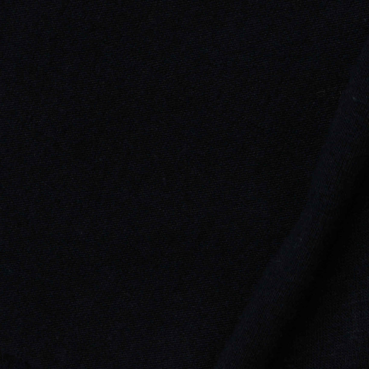 Cotton Stretch Jersey Knit Fabric, 140 gsm, 150 cm — Black
