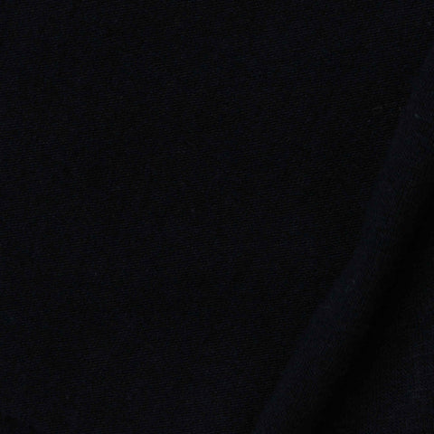 Cotton Stretch Jersey Knit Fabric, 140 gsm, 150 cm — Black