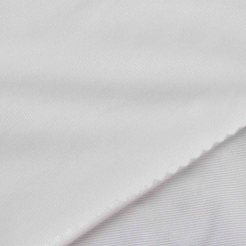 100% Polyester Jersey Knit Fabric, 100 gsm, 150 cm — White