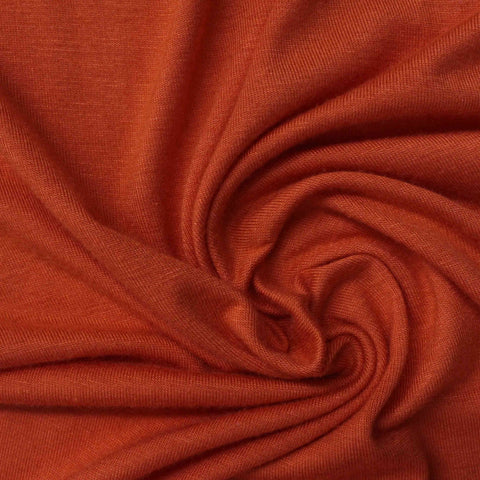 Viscose Stretch Jersey Knit Fabric, 160 gsm, 185 cm — Orange