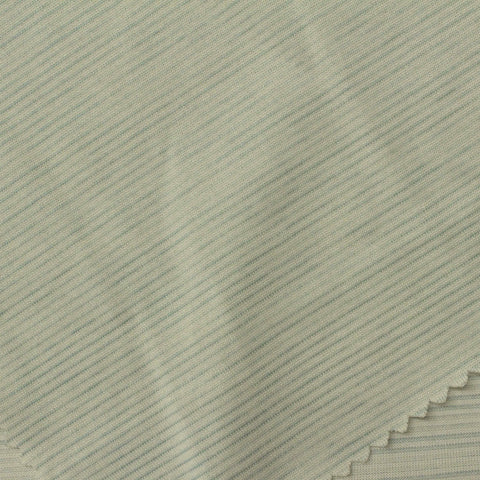 Light Blue-Green Stripe Jersey Knit