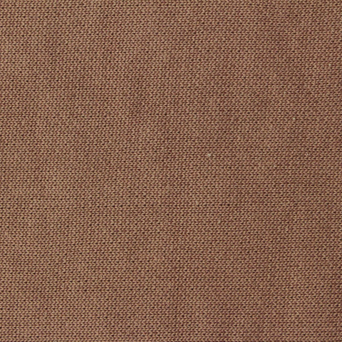 Polyester Viscose Interlock Knit Fabric, 330 gsm, 163 cm — Brown