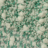White Textured-Dot Chunky Knit, Polyester — texture