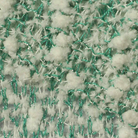 White Textured-Dot Chunky Knit, Polyester