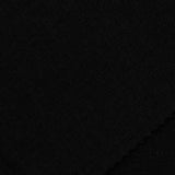Polyester Stretch Interlock Knit Fabric, 215 gsm, 150 cm — Black