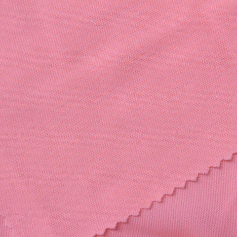 100% Polyester Jersey Knit Fabric, 104 gsm, 175 cm — Pink
