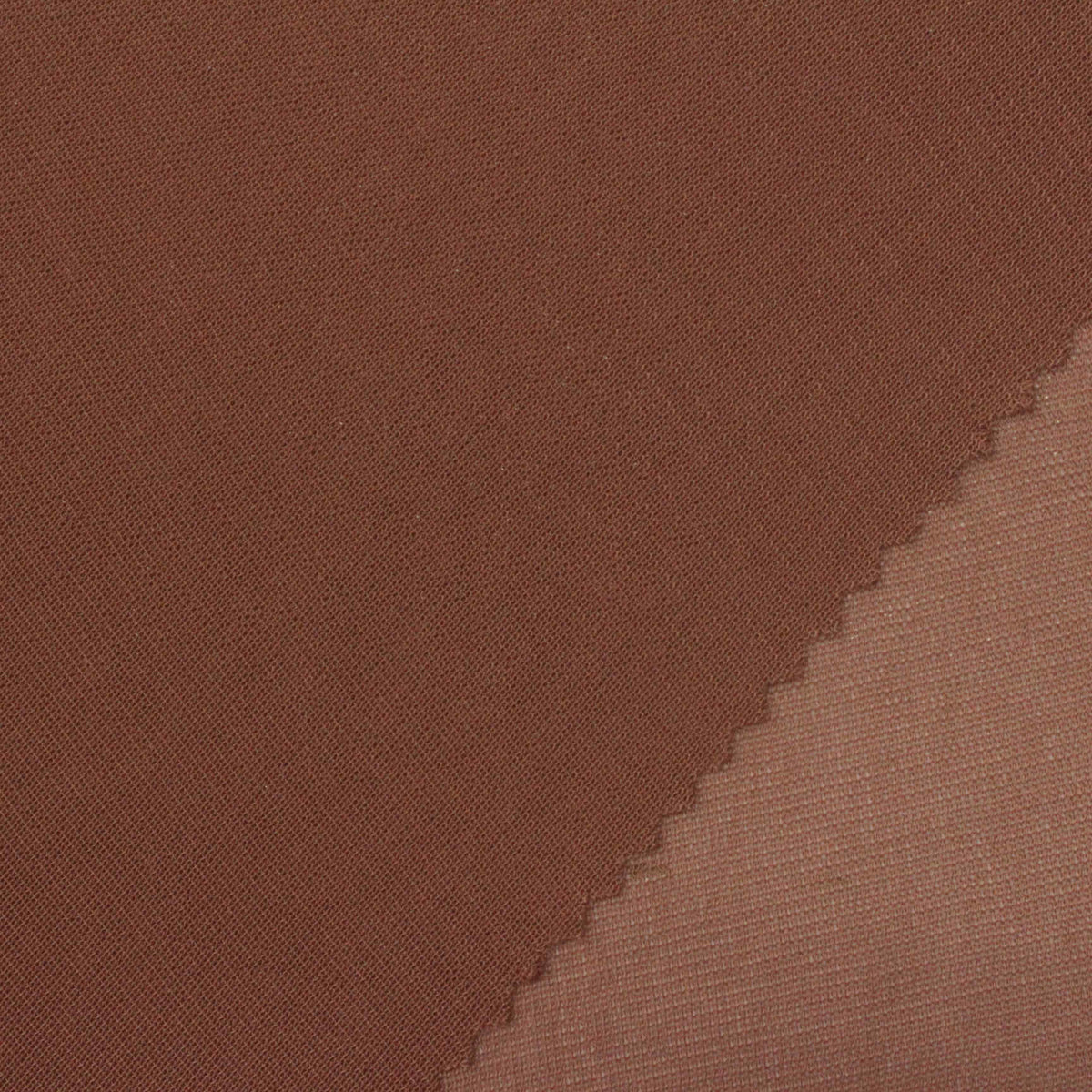 Polyester Stretch Jersey Knit Fabric, 88 gsm, 165 cm — Brown