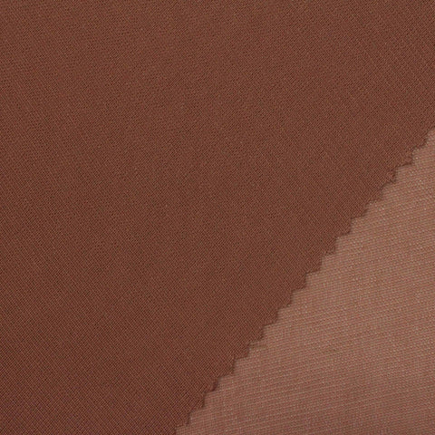 Polyester Stretch Jersey Knit Fabric, 88 gsm, 165 cm — Brown