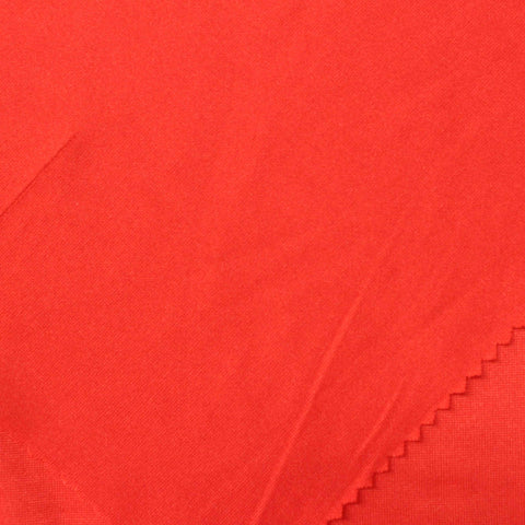 Polyester Stretch Jersey Knit Fabric, 135 gsm, 160 cm — Red
