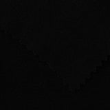 Viscose Stretch Jersey Knit Fabric, 155 gsm, 150 cm — Black