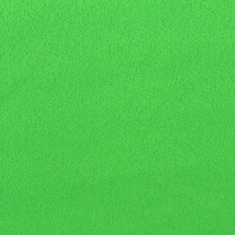 Polyester Viscose Stretch Interlock Knit Fabric, 290 gsm, 164 cm — Green