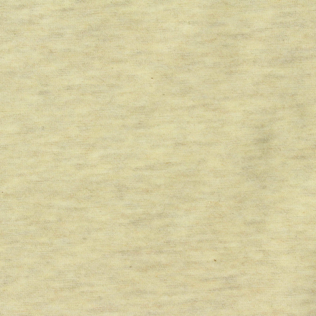 Light Yellow Marl Jersey Knit, Cotton-Poly, 218 gsm