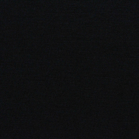 Viscose Stretch Jersey Knit Fabric, 215 gsm, 150 cm — Black
