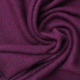 Deep Purple Marl Chunky Knit, Viscose-Poly