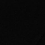 Cotton Polyester Jersey Knit Fabric, 165 gsm, 150 cm — Black