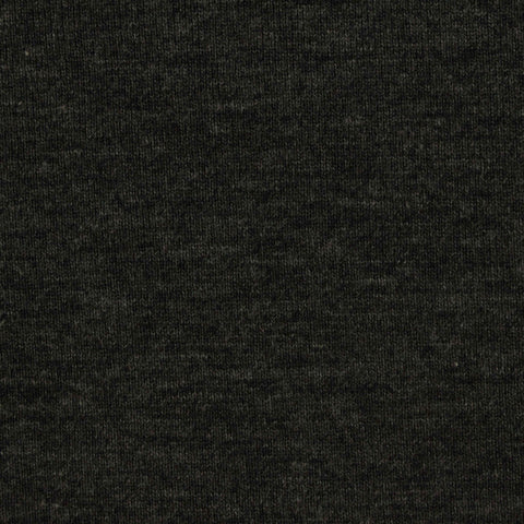Dark Grey Marl Jersey Knit, Cotton-Poly, 154 gsm