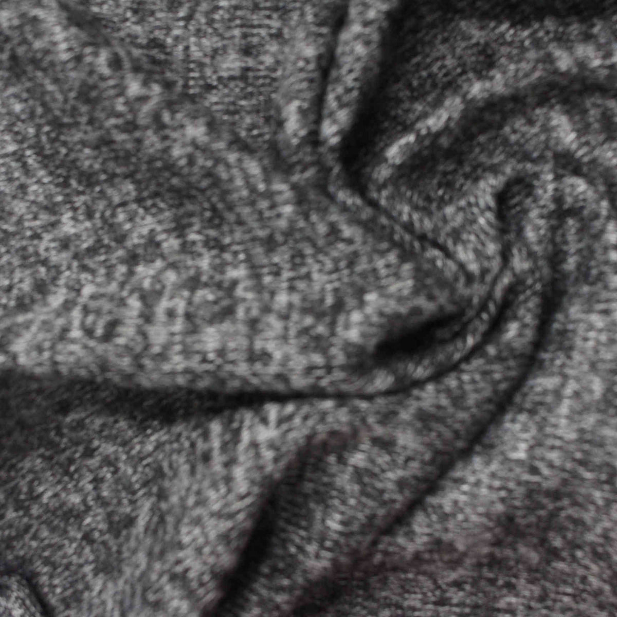 Heather Grey Marl Chunky Knit, Polyester, 170 gsm