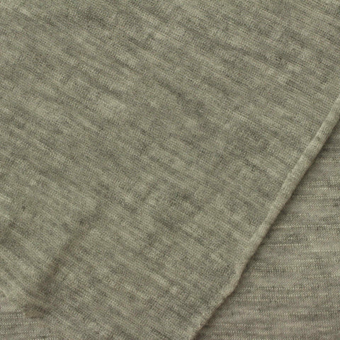 Heathered Grey-Green Marl Jersey Knit, Viscose, 117 gsm