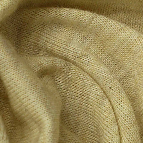 Light Beige Marl Jersey Knit, Cotton-Poly, 145 gsm