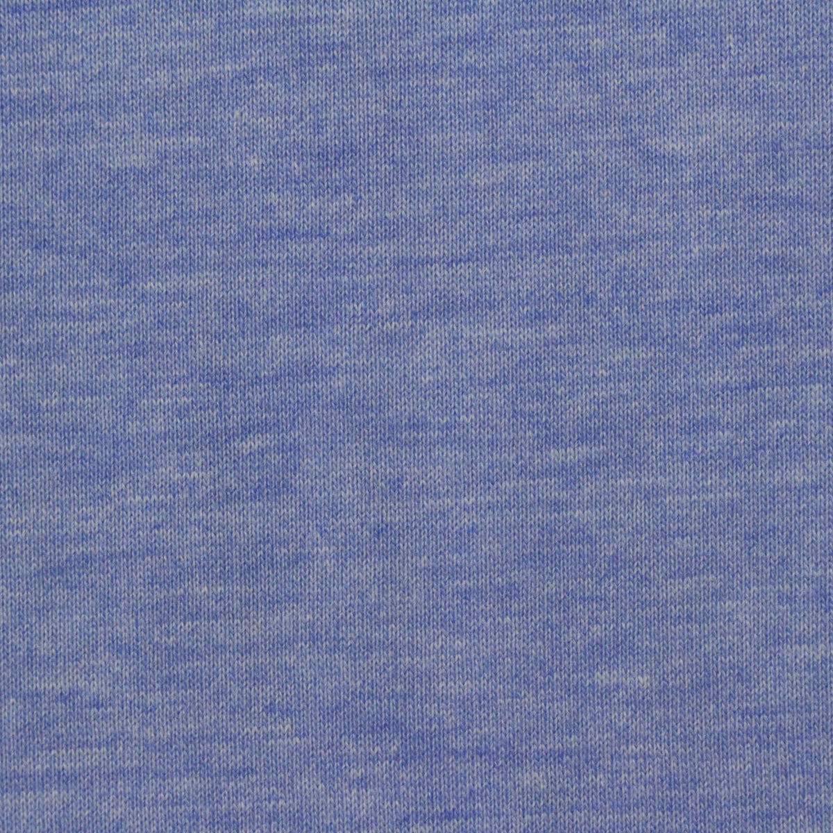 Heathered Blue Marl Jersey Knit, Cotton-Poly, 138 gsm