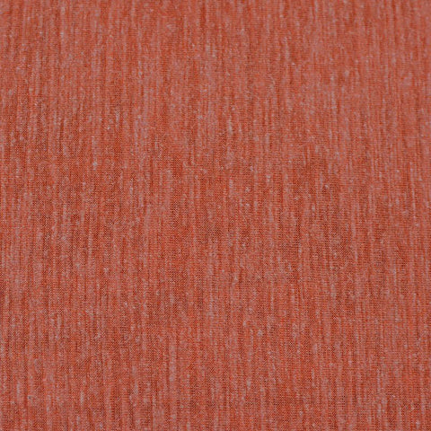 Orange Marl Jersey Knit, Poly-Cotton, 115 gsm
