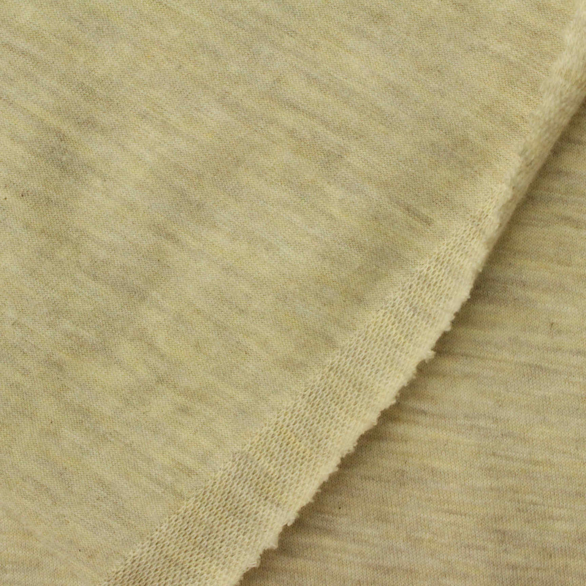 Light Beige Heathered-Marl Jersey Knit, Viscose-Poly, 145 gsm