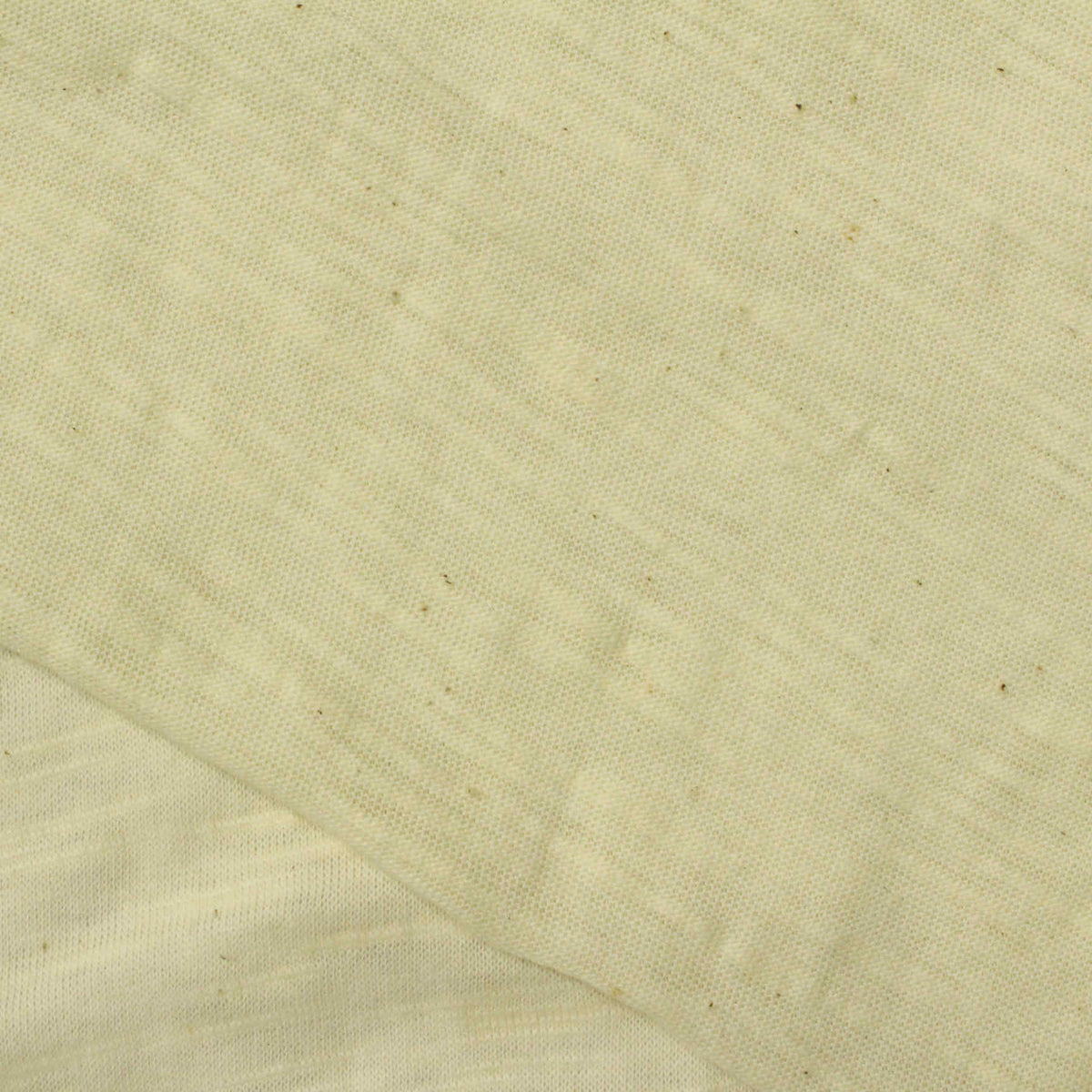 Light Cream Marl Jersey Knit, Cotton, 133 gsm