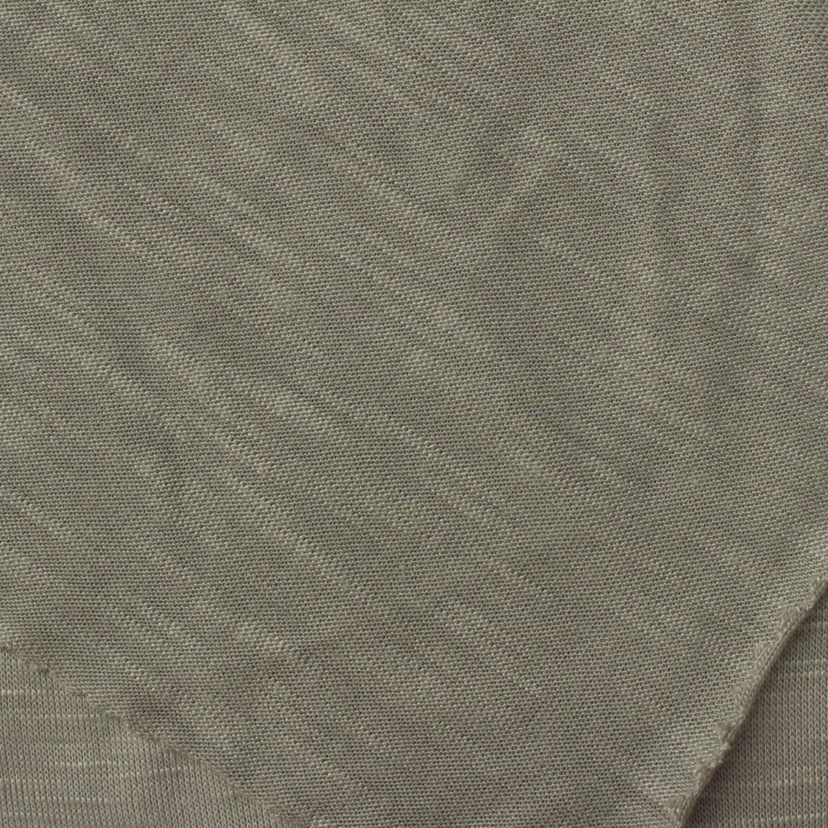 Khaki Heathered-Marl Jersey Knit, Viscose