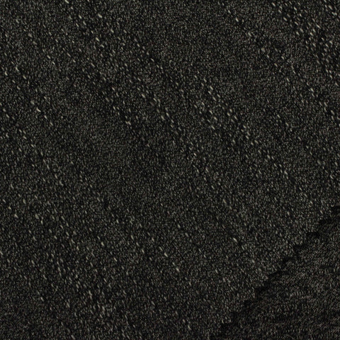 Dark Grey Marl Jersey Knit, Cotton-Poly, 220 gsm